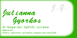 julianna gyorkos business card